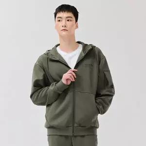 [하프클럽/체이스컬트]남성 소매포켓 후드 집업-DERK4313B0V