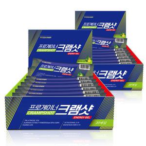 프로게이너 크램샷 깔라만시맛 2박스(40포)파워젤 근육 긴장 쥐 완화 라이딩 러닝 마라톤 등산 에너지젤