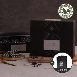 [산과들에] 초코볼 다크초콜릿아몬드 50봉 선물세트 + 쇼핑백  / 초콜릿 견과류 간식