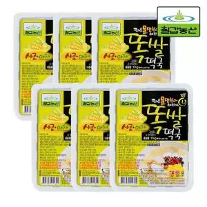 [내일도착] 우리쌀 즉석 떡국 똑쌀떡국 174g x 6개