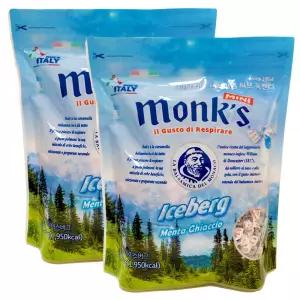 몽스 아이스버그 캔디 500g X 2개 대용량 허브 목캔디