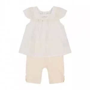 [더센트럴] 아가방 여름 로지샤이닝반팔레깅스상하(CREAM)01S323064