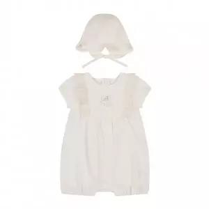 [더센트럴] 아가방 여름 로지왕관자카드반팔우주복(모자)(IVORY)01S327551
