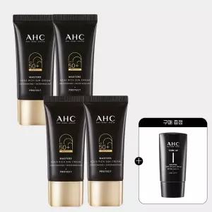 [2개세트] 마스터즈 아쿠아리치 선크림 듀오세트(30ml 4개)+(증정)톤업 선세럼