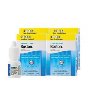 [바슈롬] 보스톤 원스텝 리퀴드 엔자임 클리너액 5ml 4개 단백질제거제 하드렌즈 드림렌즈
