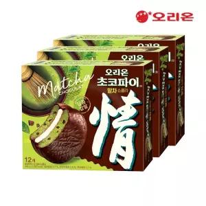 오리온 초코파이 말차쇼콜라 12P(408g) x 3개