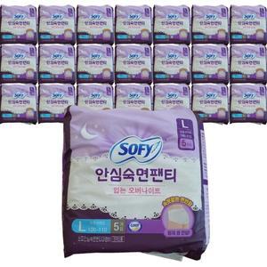 소피 안심숙면팬티 쏘피 입는 오버나이트 대형 5개 6팩