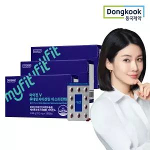 동국제약 마이핏V 루테인지아잔틴 아스타잔틴 총3박스 눈 건강 케어 비타민A 마리골드꽃추출물 식물성 캡슐