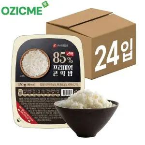 [오직미]곤약 85% 프리미엄곤약밥 150gx24개입 1박스 80kcal 밥맛 그대로 한끼 대신곤약