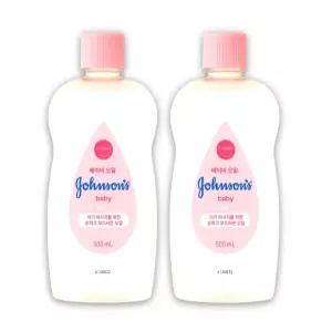 존슨즈 베이비 오일 500ml x 2개