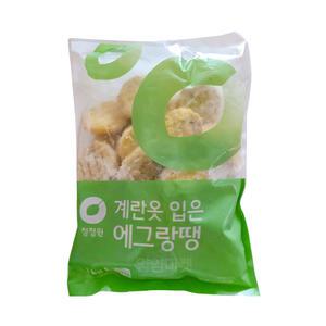 [얌얌마켓] 청정원 계란옷입은 에그랑땡 1kg(25ea) 동그랑땡 고기완자 (아이스박스 포함)
