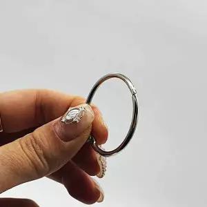 [하프클럽/]카드링 링고리 쇠링 고리 단어장 펀치 10P 35mm