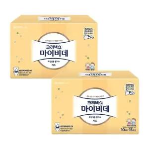 크리넥스 마이비데 키즈, 10매, (15입), 2개