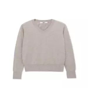 캐시미어 블렌디드 베이직 아네모네 브이넥 풀오버 (UFKKVN321N-BEIGE)