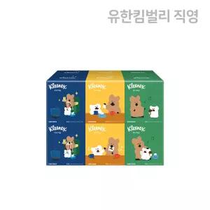 [다이노탱 에디션] 크리넥스 디럭스 미니 티슈 230매, 12입
