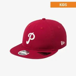 [뉴에라키즈](의정부점)[키즈] MLB 쿠퍼스타운 필라델피아 필리스 펠트 아플리케 레트로 크라운 스트랩...