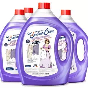 봉쥬르끌레어 블랙젤 액체세제 라벤더향 2.5L x 4개 실내건조 중성세제