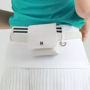 [하프클럽/]골프벨트백 여성골프힙색 H 골프공포켓 벨트파우치