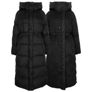 막스마라 25FW 블랙 노박 리버시블 구스 다운 롱 자켓 2525496082 NOVAK 005