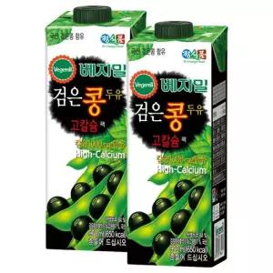 베지밀 검은콩 고칼슘 두유 950ml 4개 12개
