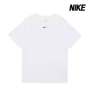 나이키 반팔티 NSW 에센셜 티셔츠 여성 화이트  FD4150-100