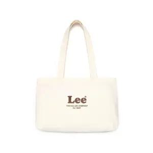 LEE 빈티지 로고 코듀로이 에코백 아이보리 LE2503BG10IV