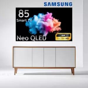 삼성 85인치 Neo QLED 퀸텀닷 4K UHD 스마트 TV 85QN90 유튜브 미러링 수도권 스탠드설치