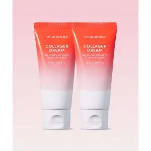 NATURE REPUBLIC 2pack 콜라겐 드림 올인원 래디언스 톤 업 크림