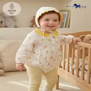 [블루독베이비] 부케 플라워 바디수트IV (4411360403)