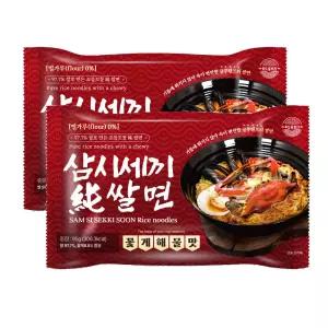 삼시세끼 쌀국수 순쌀면 (봉지면 12개입 꽃게해물맛) 글루텐프리 밀가루 0%