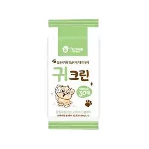 물티슈 크리너 펫크린 귀 크린 30매 1개