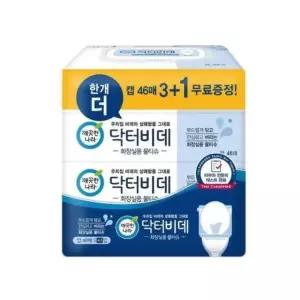 깨끗한나라 물티슈 크리너 닥터 비데 46매x4개입