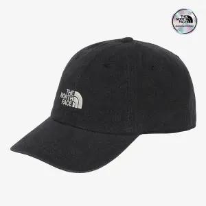 [노스페이스] [노스페이스 공식] NE3CR52A TNF 로고 소프트 캡 데님 JET BLACK