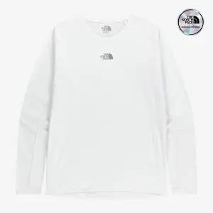 [노스페이스] [노스페이스 공식] NT7TR55K 화이트라벨 스텝업 긴팔 라운드티 WHITE