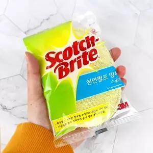 [3M] 스카치브라이트 천연펄프 망사 수세미