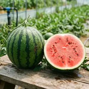 달콤한 여름의 맛 프리미엄 하우스 수박 5kg 내외