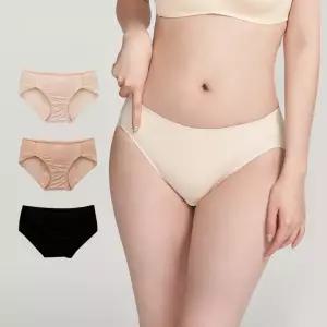 레이어브 여성 샘방지 위생팬티 3종세트 무봉제 노라인 속옷세트