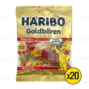 하리보 best 골드베렌 젤리 100g 20개