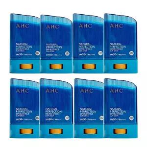 AHC 내추럴 퍼펙션 더블 쉴드 선스틱 22g (SPF 50+) 파랑색 8개
