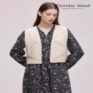 [써스데이아일랜드][Thursday Island] 양두 캐주얼 오픈 베스트(T242MVT134W)