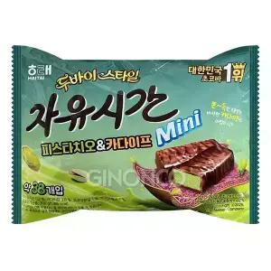 해태 자유시간 미니 두바이 피스타치오 카다이프 300g 1개 대용량 초콜릿 바 간식