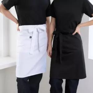 3색 1개 110x60 허리앞치마 빅사이즈 허리형 앞치마 하프 셰프 바리스타 카페