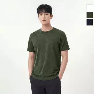 웨스트우드 남성 자카드 라운드티_WO2MCTR433
