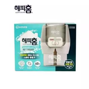 해피홈 뉴 살충제 파워리퀴드S 스마트한 훈증기 액체 60일사용 플러그형 모기퇴치기 모기살충제 홈키파