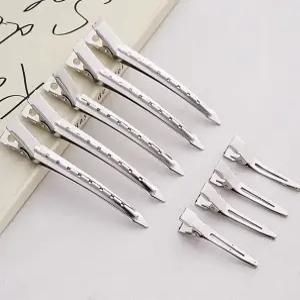 핀컬핀 미용실집게핀 4.5cm 커트핀셋 9cm 헤어 클립 10p