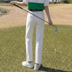 [피핀] [패턴퀸 GOLF] 퀸스판 코튼 일자핏 팬츠 #711190