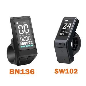 바팡 디스플레이 BN36 SW02 LCD 전기 자전거 계기판 모터 BBS0 BBSHD용