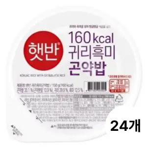 CJ 햇반 귀리 흑미 곤약밥 150g, 24개