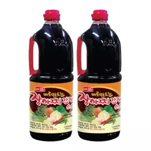 일품 광야식품 만능장아찌 간장소스 1.8L x 2개