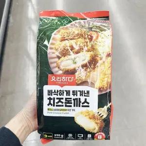 요리하다 바삭하게 튀겨낸 치즈 돈까스 390g 800315 (29469520)